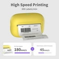 thumbnail image 6 of Compact Wireless Thermal Printer - USB Rechargeable, Portable Wireless Enabled, Ink-Free Printing for Notes, Diaries and Doodles - Includes Thermal Paper, Perfect Gift for youngster, Yellow, 6 of 9