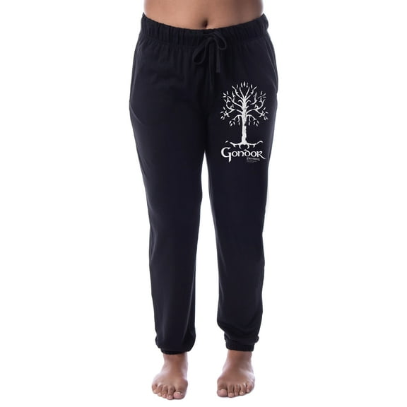 The Lord Of The Rings Womens' Gondor White Tree Sleep Jogger Pajama Pants