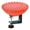 A003- Orange, variant on Glass Bird Bath Deck Bird Feeder Hanger for Railing Purple 1 Pc Outdoor Garden Decor Backyard Bird Feeding Station Wild Bird Feeders