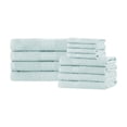 thumbnail image 2 of BNM Eco-Friendly Cotton Assorted Towel 12 Piece Set, Aqua Marine, 2 of 5