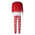 thumbnail image 4 of Family Matching Christmas Pajamas, Baby Romper/Pet Clothes/Deer Snowfalke Pattern Tops and Pants Sleepwear Set, 4 of 10