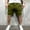 Army Green, variant on Men's Summer Fleece Hem Athletic Shorts Elastic Waist Drawstring Casual Gym Workout Bottoms Distressed Edge Lightweight Breathable Cotton Sweatshorts White