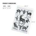 thumbnail image 2 of Lantern Press 1000 Piece Jigsaw Puzzle, Art Forms of Nature, Antilopina (Antelopes), Ernst Haeckel Artwork, 2 of 5