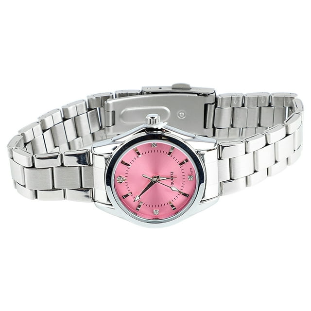 Reloj de pulsera para mujer Reloj femenino luminoso de cuarzo con escala estereoscópica resistente al agua HD