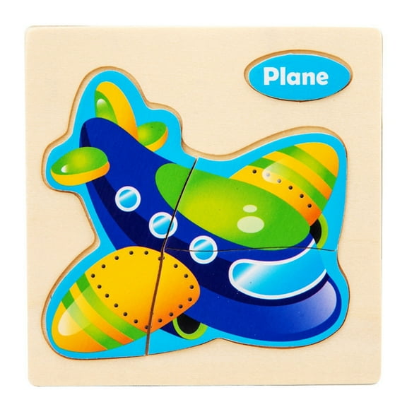 Gallickan Wooden Puzzles for Toddlers 1 2 3, Montessori Toys for 1-3 Year Old Learning, Toddler Sensory Toy, Educational Preschool Toys for Boys Girls 1-3, E