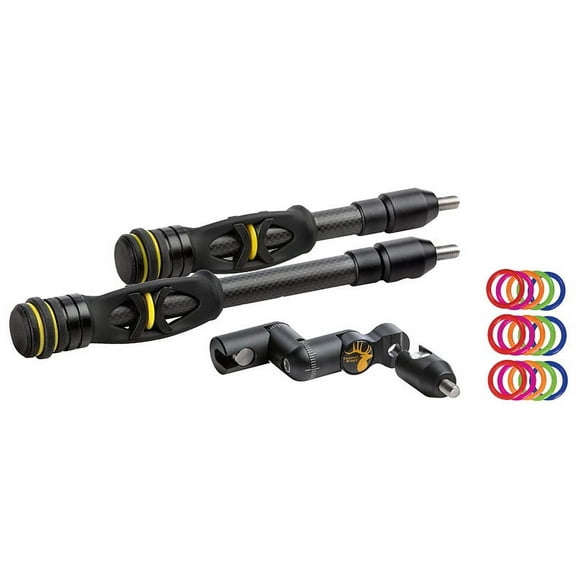 Trophy Ridge Hitman Bow Stabilizer Kit Includes one 8" and one 6" Stabilizer
