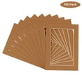 thumbnail image 2 of Aged Oak Acid Free 16x20 Picture Frame Mats with White Core Bevel Cut for 12x16 Pictures - Fits, 2 of 4