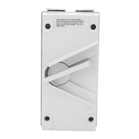 

PAOMIAN Outdoor Wall Switch Socket Box Power Outlet Waterproof Dustproof PA66 Flameresistant MaterialCF-1P63A