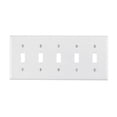 thumbnail image 1 of Leviton 88023-000 Interrupteur à Bascule Mural Blanc - 5 Gang, 1 of 3