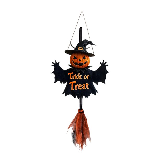 Cartel De Bienvenida De Madera Para Halloween. Colgante Para La Puerta Principal. Decoración Festiva Para Fiestas En Casa.
