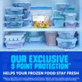 thumbnail image 2 of Ziploc&Acirc;&reg; Medium and Large Freezer Bags, Prevents Freezer Burn, Microwave & Freezer Safe, New Stay-Open Design, Stand-Up Bottom, BPA Free, 2 Pack, 2 of 6