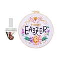 thumbnail image 1 of zhangmingg Easter Embroidery Kit for Beginners Complete Needlepoint Craft Set with Threads and Step-by-Step Instructions, 1 of 5
