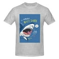 thumbnail image 4 of Bingfone Great White Shark Men'S Loose Fit Short-Sleeve Pocket T-Shirt, 4 of 7