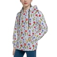 thumbnail image 2 of Daiia Tulips Flowers for Boys Fashion Hoodies & Sweatshirts with Kangaroo Pocket,Hooded Sweatshirt for Kid, Breathable& Moisture Wicking-X-Large, 2 of 6