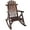 Brown B, variant on Wooden Porch Rocker Chair,Durable Wooden Porch Rocker Chair , Fir log Rocking Chair,Patio Rockers for Outside,Garde High Back Smooth Rocking Chairs for Outdoor & Indoor