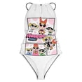 thumbnail image 3 of The Powerpuff Girls Women's One-piece Swimsuit Bathing Suits High Neck Tummy Control Swimwear Swim Suit S, 3 of 7