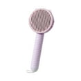 thumbnail image 2 of kladzum Cat Brush, Pet Hair Cleaner Brush, Pet Grooming Brush, Self Cleaning Cat Brush, Cat Grooming Brush, Cat Shedding Brush, Cat and Dog Hair Removal Button Pet Hair Cleaner Brush Self Cleaning, 2 of 4