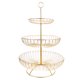 thumbnail image 4 of Cesta de Metal para frutas de 3 niveles de hierro, soporte para frutas para el hogar, cestas de almacenamiento para cocina, soporte, 4 of 5