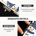 thumbnail image 3 of FORMRS 1-Subject Spiral Notebook 8" x 5" College Ruled 60 Refillable Sheet A5 Hard Cover, 2 Pack, Cartoon Snowmen, 3 of 7