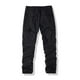 thumbnail image 5 of Pantalones largos para hombre, de color liso, informales, con bolsillos, para trabajo, para actividades al aire libre, rectos, de poliéster., 5 of 7