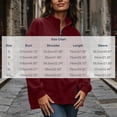 thumbnail image 4 of cocolona Womens Half Zip Pullover Sweatshirts Casual Long Sleeve Stand Collar Shirts Workout Loose Solid Color Tops, 4 of 8
