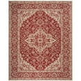 thumbnail image 4 of SAFAVIEH Beach House Stanice Medallion Indoor/Outdoor Area Rug, Red/Creme, 6'7" x 6'7" Round, 4 of 10