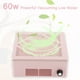 thumbnail image 3 of Colector de polvo para uñas Vocoste, aspiradora de polvo para uñas de 60W, ventilador de uñas de bajo ruido color rosa, 3 of 7