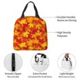 thumbnail image 4 of Balery Vintage maple leaves autumn Bolsa de Almuerzo Aislada – Caja de Almuerzo con Papel de Aluminio Grueso, Mantiene la Comida Fresca por 4 Horas, 4 of 8