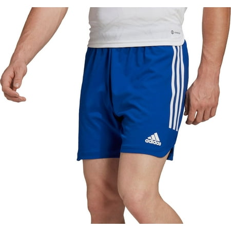 adidas Men's Condivo 22 Match Day Shorts (Royal/White, XL)