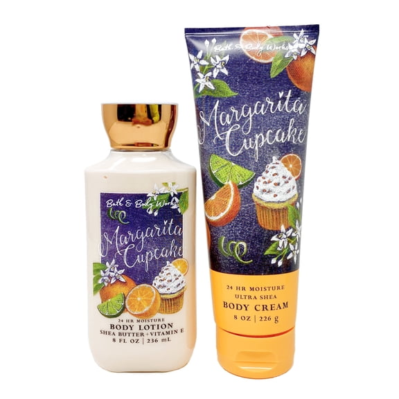 Bath & Body Works Margarita Cupcake - Duo Gift Set - Body Cream and Body Lotion.