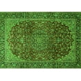 thumbnail image 1 of Ahgly Company Indoor Rectangle Medallion Green Traditional Area Rugs, 6' x 9', 1 of 1