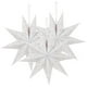 thumbnail image 4 of 3 pantallas colgantes de papel con forma de estrella navideña, fundas para lámparas de farol, decoraciones, 4 of 8