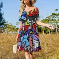 thumbnail image 4 of Vestido sin mangas de jardín, vestido de fiesta de lujo para mujer, ropa de mujer, vestidos para fiesta de boda, vestido, 4 of 7