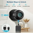 thumbnail image 2 of 3-in-1 Smart Door Lock with Fingerprint Unlock, Smart Fingerprint Door Knob, Auto Lock & App Control – Keyless Entry for Home, Office, Garage & Apartment, 2 of 7