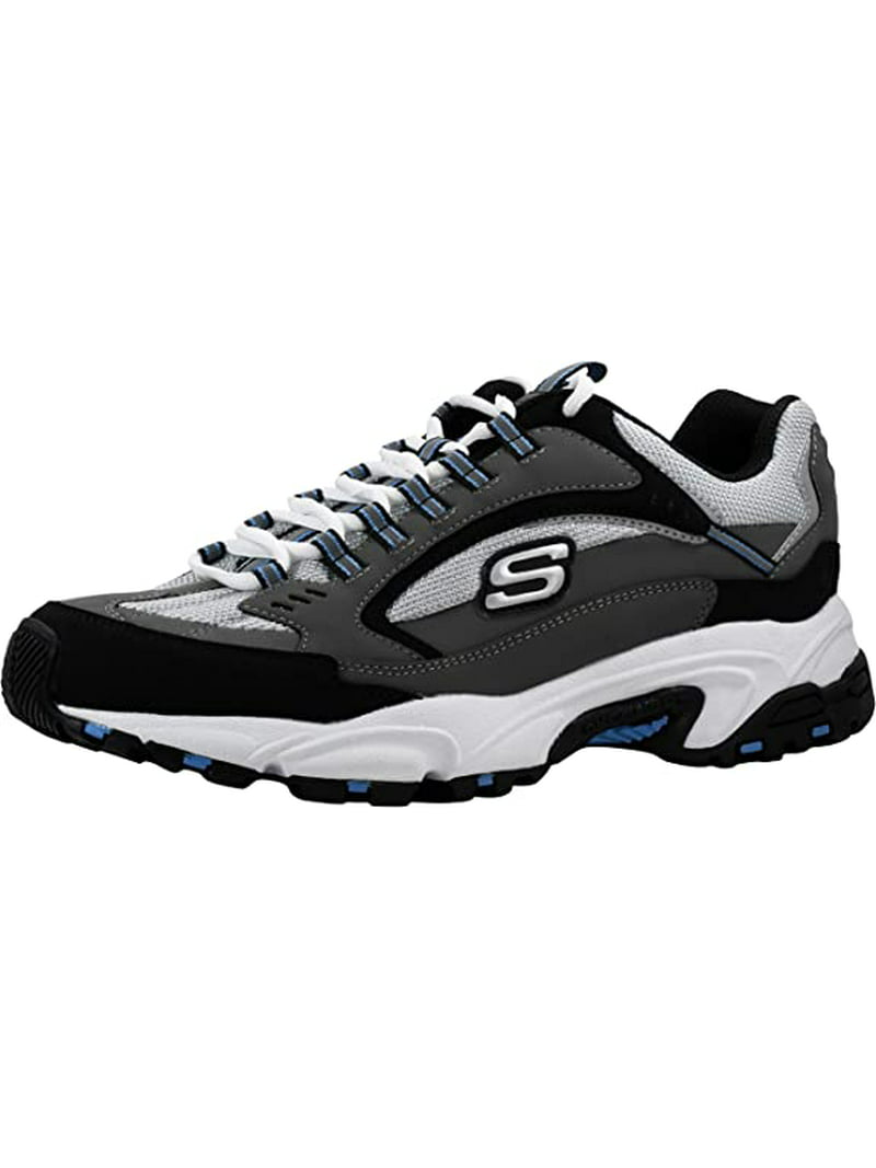 Engager Zoologisk have Historiker Skechers Sport Men's Stamina Nuovo Charcoal/Grey Cutback Lace up Sneaker 10  m US - Walmart.com