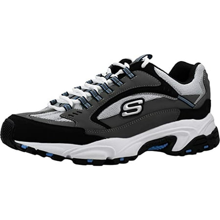 

Skechers Sport Men s Stamina Nuovo Charcoal/Grey Cutback Lace Up Sneaker 12 M US