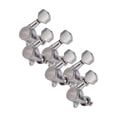 thumbnail image 1 of Maytalsory 6 Pieces Guitar String Tuning Pegs,Tuner Machine Heads Knobs Set of 6 pcs 3R 3L lver, 1 of 6