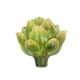 thumbnail image 5 of Yuarrent Exquisita decoración de alcachofa artificial hecha a mano, segura, no tóxica, duradera, sin riego, artificial grande Verde 2piezas, 5 of 6