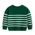 thumbnail image 6 of Bjutir Toddler Boys Girls Christmas Cartoon Warm Knitted Sweater Long Sleeve Tops Knitwear Cardigan Coat Green Size 5-6 Years, 6 of 8