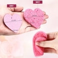 thumbnail image 3 of Esponjas faciales Nuenen, 60 unidades, con recipiente en forma de corazón, color rosa, 3 of 7
