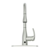 Bio Bidet FLOW Motion Touchless Kitchen Faucet in Brushed Nickel Finish