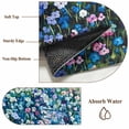 thumbnail image 5 of Spring Pink Blue Floral Runner Rugs 2x6 ft Pastoral Oil Painting Washable Hallway Rugs Non-Slip Floor Mats Absorbent Carpet Bedside Runners for Bedroom Kitchen Bathroom Laundry Room, 5 of 9