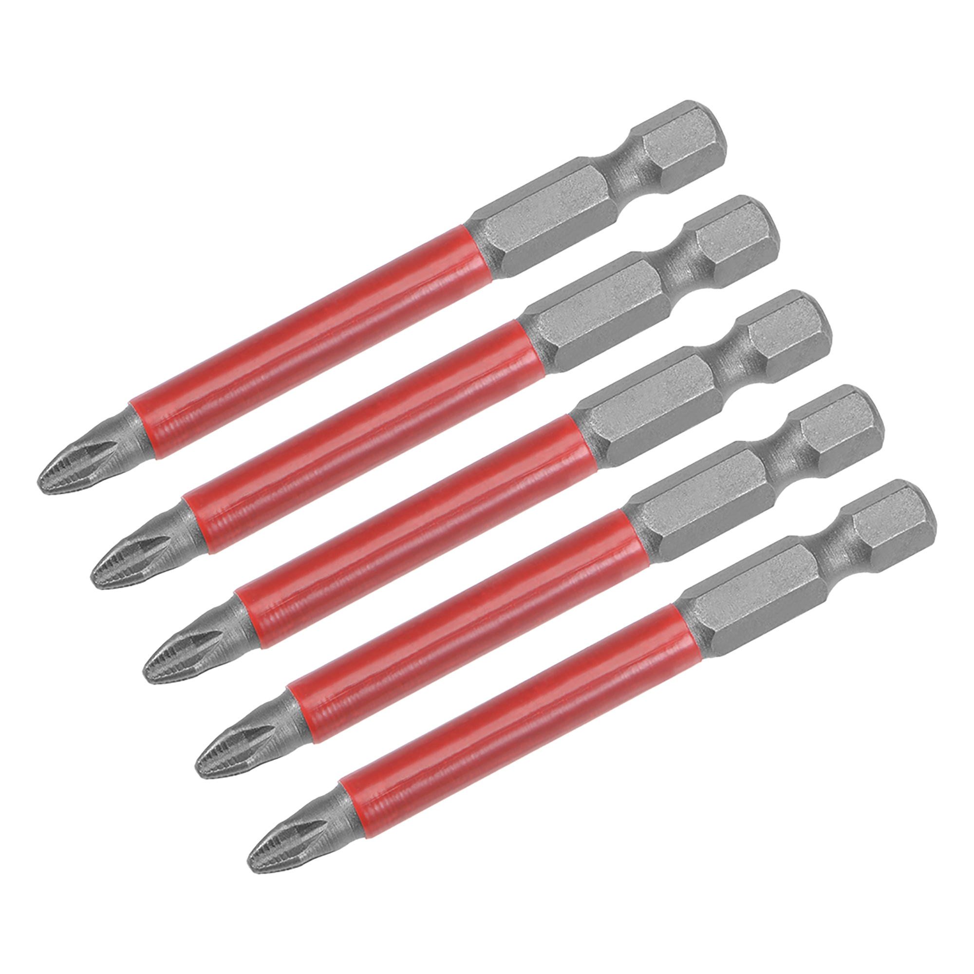 Phillips Bits 5 pcs 1/4Inch Hex Shank PH2 Cross Screwdriver