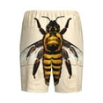 thumbnail image 2 of Lsque Honey Bee Mens Sleep Pajama Shorts,Short Pajama Pants, Cotton Ultra-Soft Knit-XX-Large, 2 of 9
