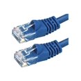 thumbnail image 2 of Monoprice - Patch cable - RJ-45 (M) to RJ-45 (M) - 10 ft - UTP - CAT 6 - snagless, stranded - blue, 2 of 2