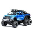 thumbnail image 1 of DEBGFS 1* 1:24 RC Car Offroad Pull Nack Vehicle Simulation For Ford (Raptor F-150 ),blue, 1 of 6
