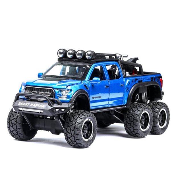 DEBGFS 1* 1:24 RC Car Offroad Pull Nack Vehicle Simulation For Ford (Raptor F-150 ),blue