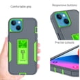 thumbnail image 4 of CoverON For Apple iPhone 14 Plus Phone Case, Military Grade Heavy Duty Full Body Kickstand Cover, Gray, 4 of 9