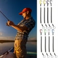 thumbnail image 2 of Fishing Miss Rope 1 Set Rod Release Rope Toughness High Stretch Strong Pulling Force Quick Release Fishing Keychain Ring Hook Fishing Enthusiasts, 2 of 6