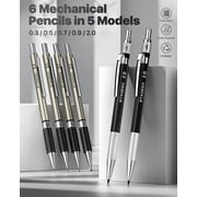 STAGEEK Mechanical Pencil Set with Case 37 Count, Drawing Pencils 0.3, 0.5, 0.7, 0.9MM & 2PCS 2MM Sketching Pencils with 492PCS Lead Refills (6B 4B 2B HB 2H 4H Color) for Artist Drafting Drawing